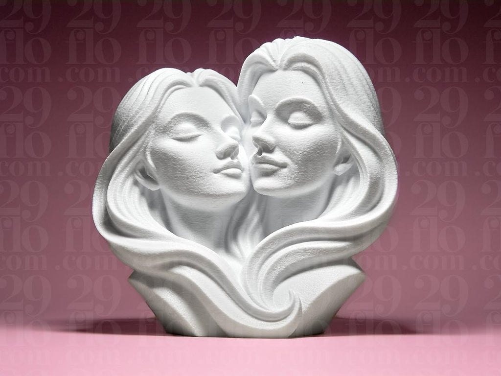 Zwei Frauen Eine Liebe Skulptur | Two Women One Love Statue