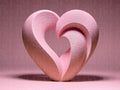 Herz in Herz Skulptur | Heart Within Heart Statue | Modern Love Art | Valentinstag Geschenk | Wedding Anniversary Gift