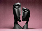 Abstrakte Paar Skulptur | Abstract Couple Statue | Liebespaar Figur | Modern Art Decor | Wedding Gift | African Style Art