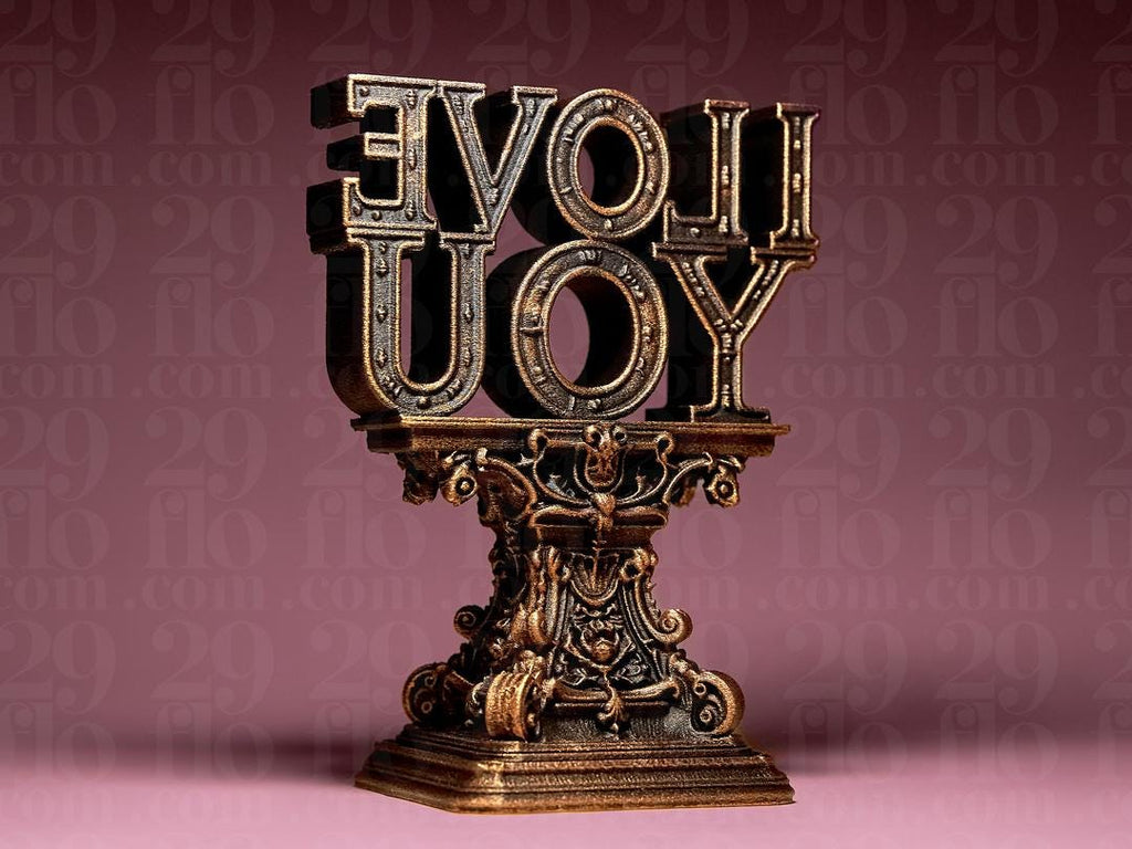 I Love You Skulptur | Antique Bronze Love Statue | Romantisches Geschenk | Valentinstag Deko | Barock Stil | Wedding Gift