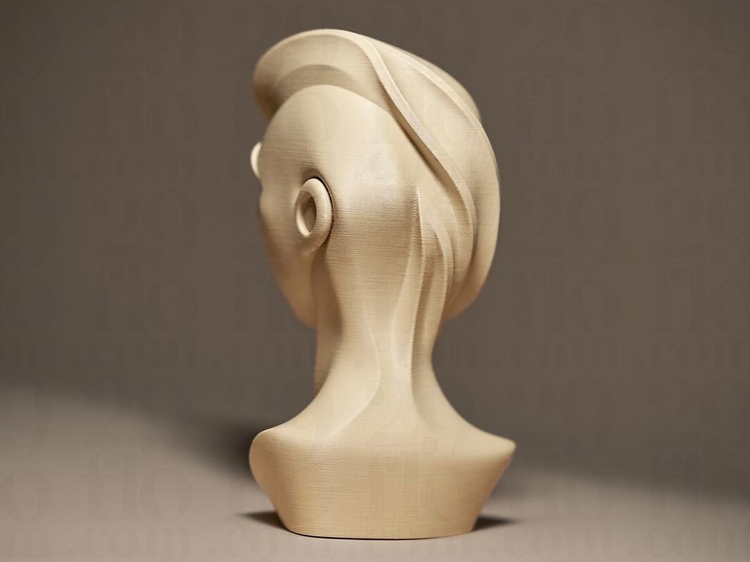 Abstrakte Frauen Gesicht Skulptur | Modern Art Woman Bust | Minimalist Face Statue | Wohnzimmer Deko | Elegant Home Accent