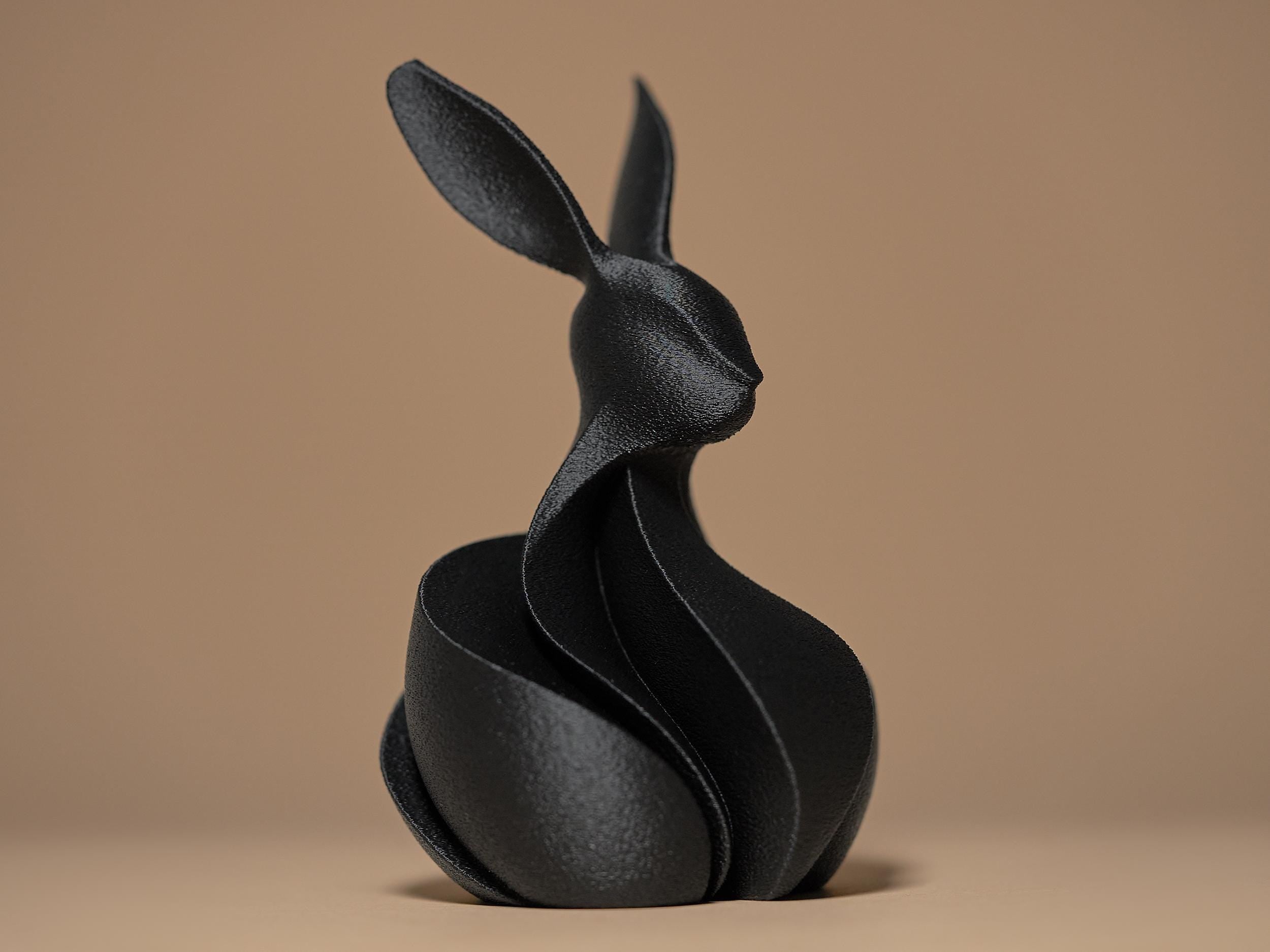 Süße Osterhasen Figur | Modern Easter Bunny Statue | Minimalist Spring Decor | Pastel Home Decoration | Tischdeko Ostern | Abstract Art