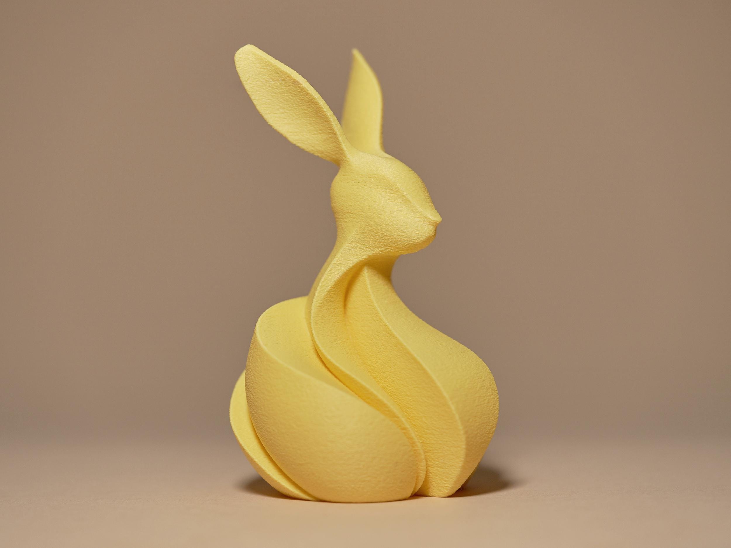 Süße Osterhasen Figur | Modern Easter Bunny Statue | Minimalist Spring Decor | Pastel Home Decoration | Tischdeko Ostern | Abstract Art