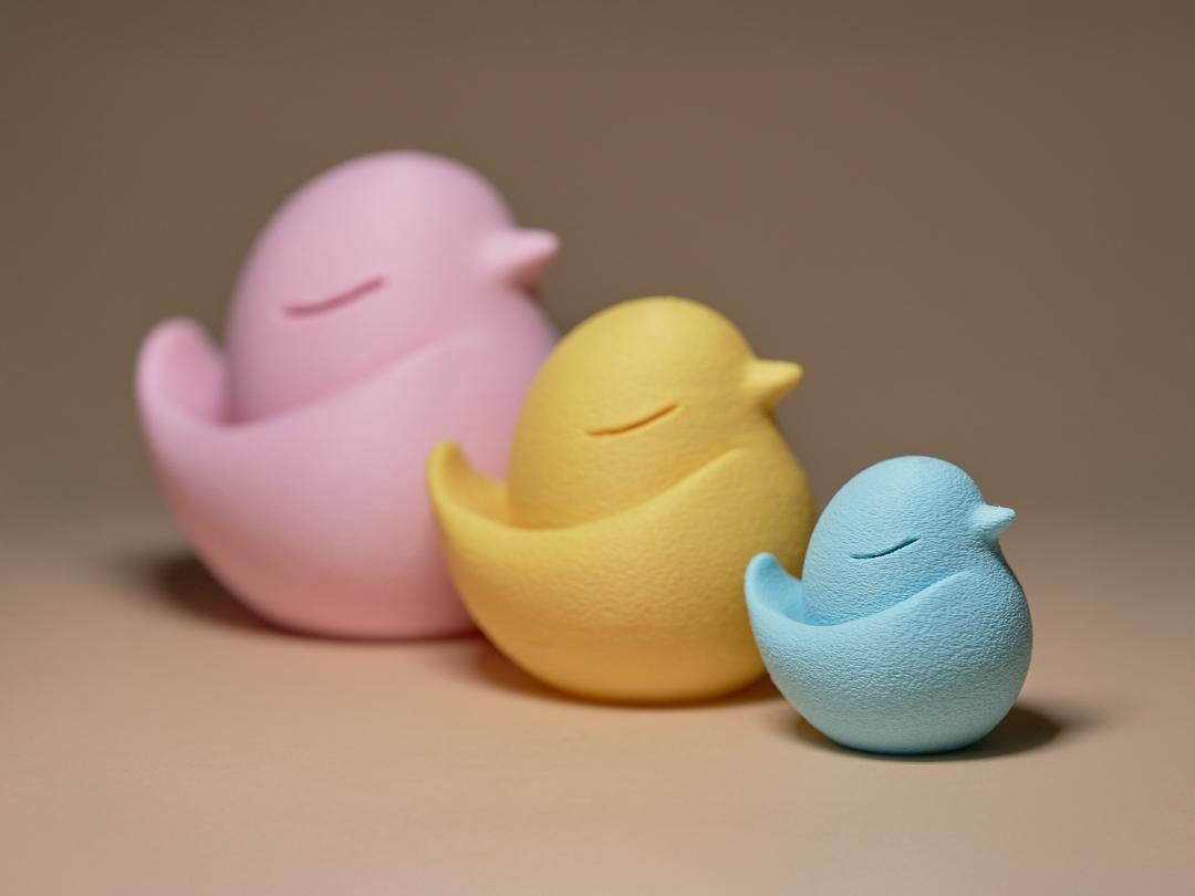 Süße Osterküken Figuren Set | Cute Easter Chicks Trio | Minimalistische Osterdeko | Pastel Spring Decor | Tischdeko Frühling | Scandi Style