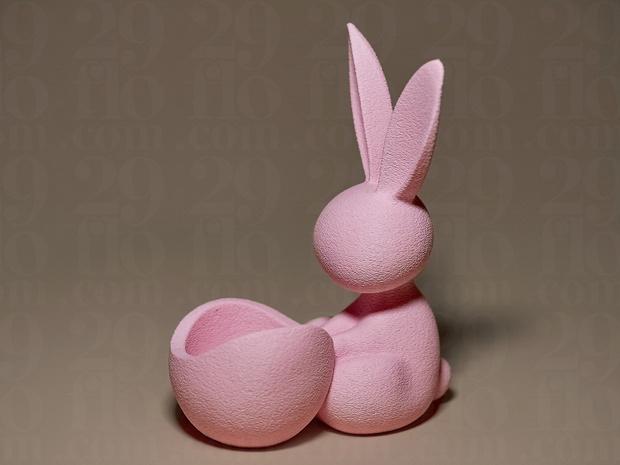 Osterhase Eierhalter Figur | Easter Bunny Egg Holder | Kinder Überraschungsei Halter | Frühstücksei Becher | Cute Rabbit Decor Fehn-factory.de