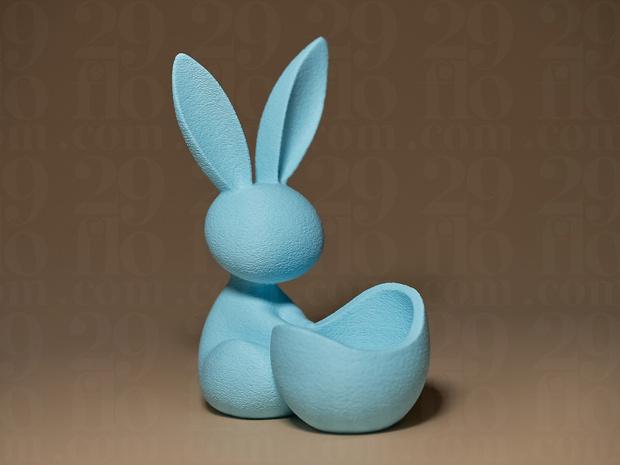 Osterhase Eierhalter Figur | Easter Bunny Egg Holder | Kinder Überraschungsei Halter | Frühstücksei Becher | Cute Rabbit Decor Fehn-factory.de
