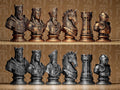 Mittelalter Schachfiguren Set | Medieval Stylized Chess Pieces | Custom Chess Set | King & Queen Busts | Strategy Board Game Fehn-factory.de