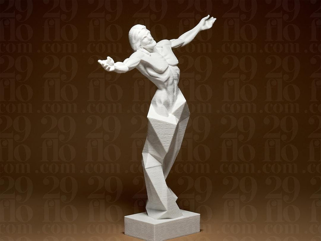 Jesus Statue Modern | Contemporary Christ Figure | Geometric Christian Decor | Religiöse Deko | Abstract Savior Sculpture | Easter Gift Fehn-factory.de