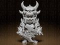 Angry Female Warrior Figur | Chibi Barbarian Statue | Fantasy Tabletop Decor | Cute Fighter Desk Toy | Gamer Gift | D&D Character Fehn-factory.de
