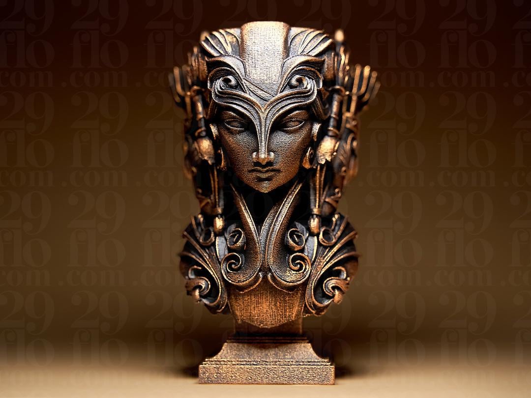 Schütze Sternzeichen Figur | Sagittarius Zodiac Statue | Fantasy Bust | Astrology Decor | The Archer Sculpture | Gothic Gift | Bronze Black Fehn-factory.de