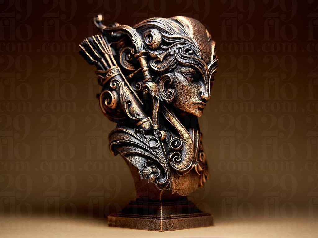 Schütze Sternzeichen Figur | Sagittarius Zodiac Statue | Fantasy Bust | Astrology Decor | The Archer Sculpture | Gothic Gift | Bronze Black Fehn-factory.de