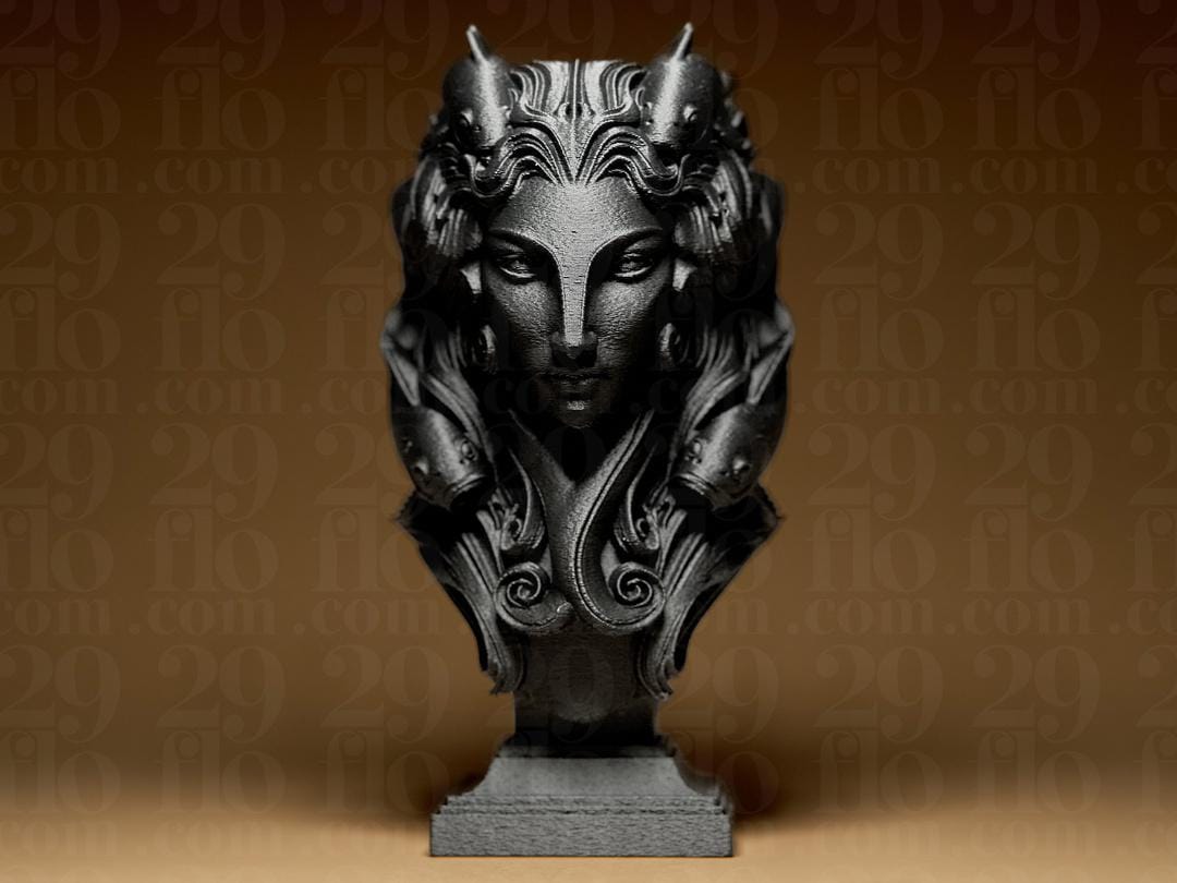 Fische Sternzeichen Figur | Pisces Zodiac Statue | Fantasy Bust | Astrology Decor | The Fish Sculpture | Water Sign | Bronze Black Fehn-factory.de