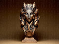 Fische Sternzeichen Figur | Pisces Zodiac Statue | Fantasy Bust | Astrology Decor | The Fish Sculpture | Water Sign | Bronze Black Fehn-factory.de