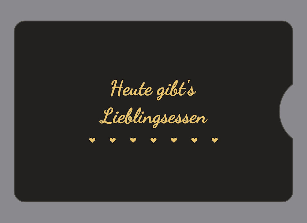 Display-Abdeckung passend für Thermomix TM6 – Heute gibt's Lieblingsessen | mehrfarbig, Wunschfarbe möglich