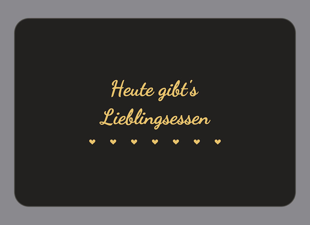 Display-Abdeckung passend für Thermomix TM7 – Heute gibt's Lieblingsessen | mehrfarbig, Wunschfarbe möglich