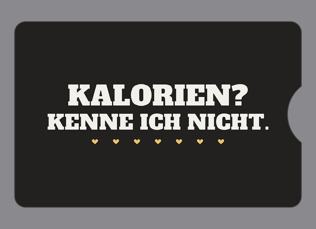 Display-Abdeckung passend für Thermomix TM6 – Kalorien? Kenne ich nicht. | mehrfarbig, Wunschfarbe möglich