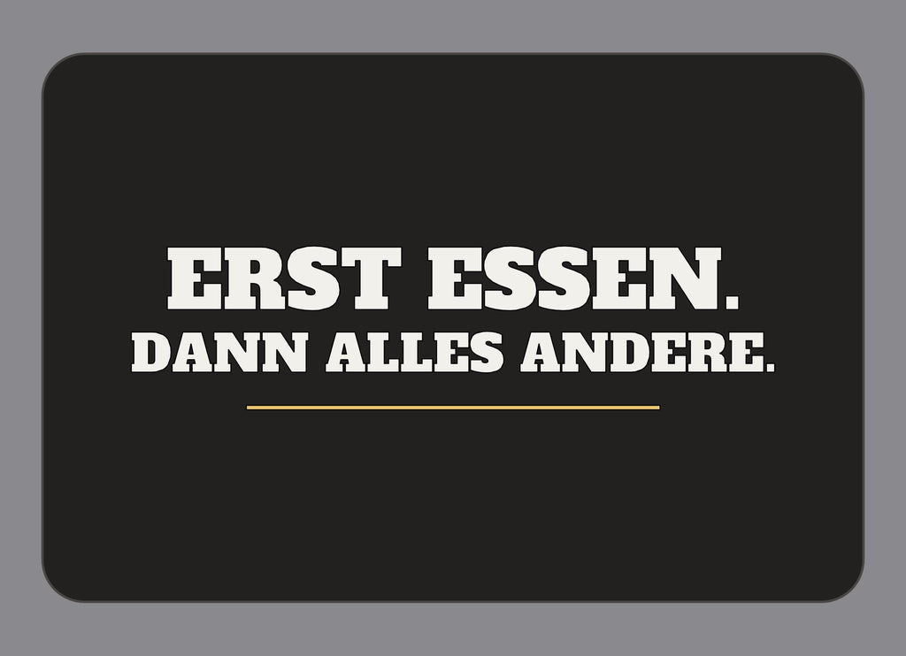 Display-Abdeckung passend für Thermomix TM7 – Erst Essen. Dann alles andere. | mehrfarbig, Wunschfarbe möglich