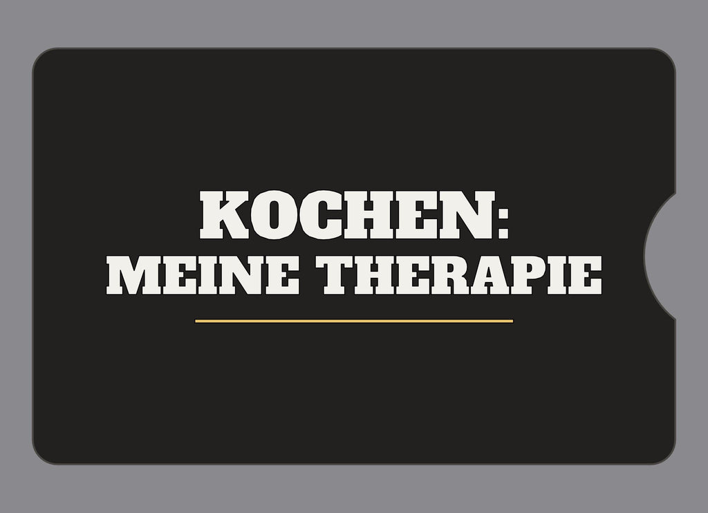 Display-Abdeckung passend für Thermomix TM6 – Kochen: Meine Therapie | mehrfarbig, Wunschfarbe möglich