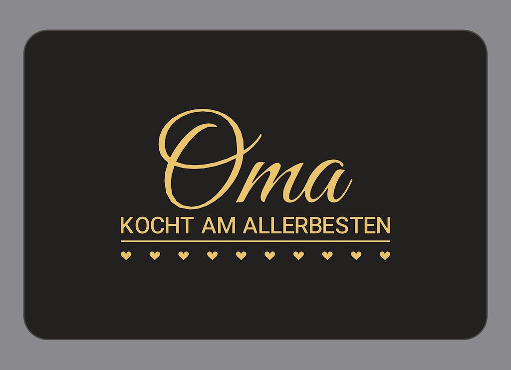 Display-Abdeckung passend für Thermomix TM7 – Oma kocht am allerbesten | mehrfarbig, Wunschfarbe möglich