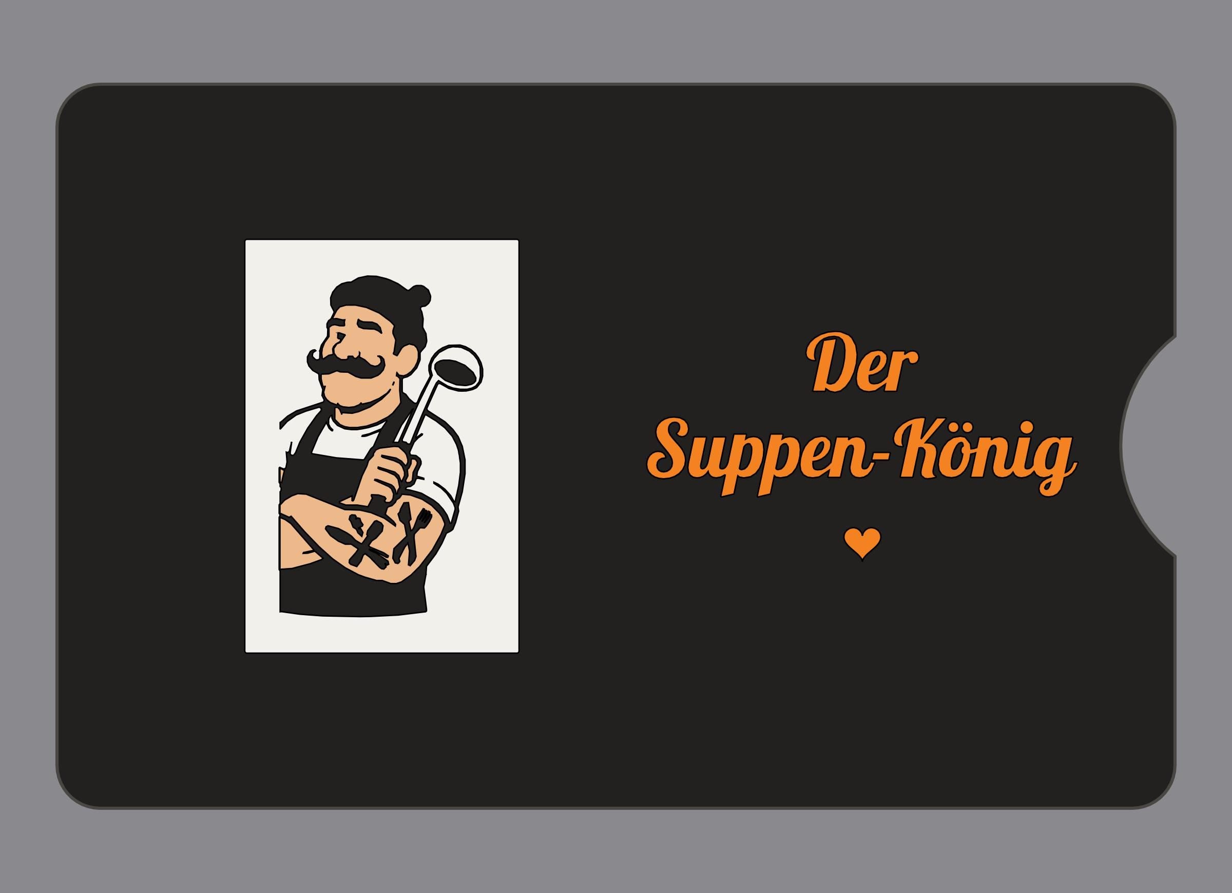 Display-Abdeckung passend für Thermomix TM6 – Der Suppen-König | mehrfarbig, Wunschfarbe möglich