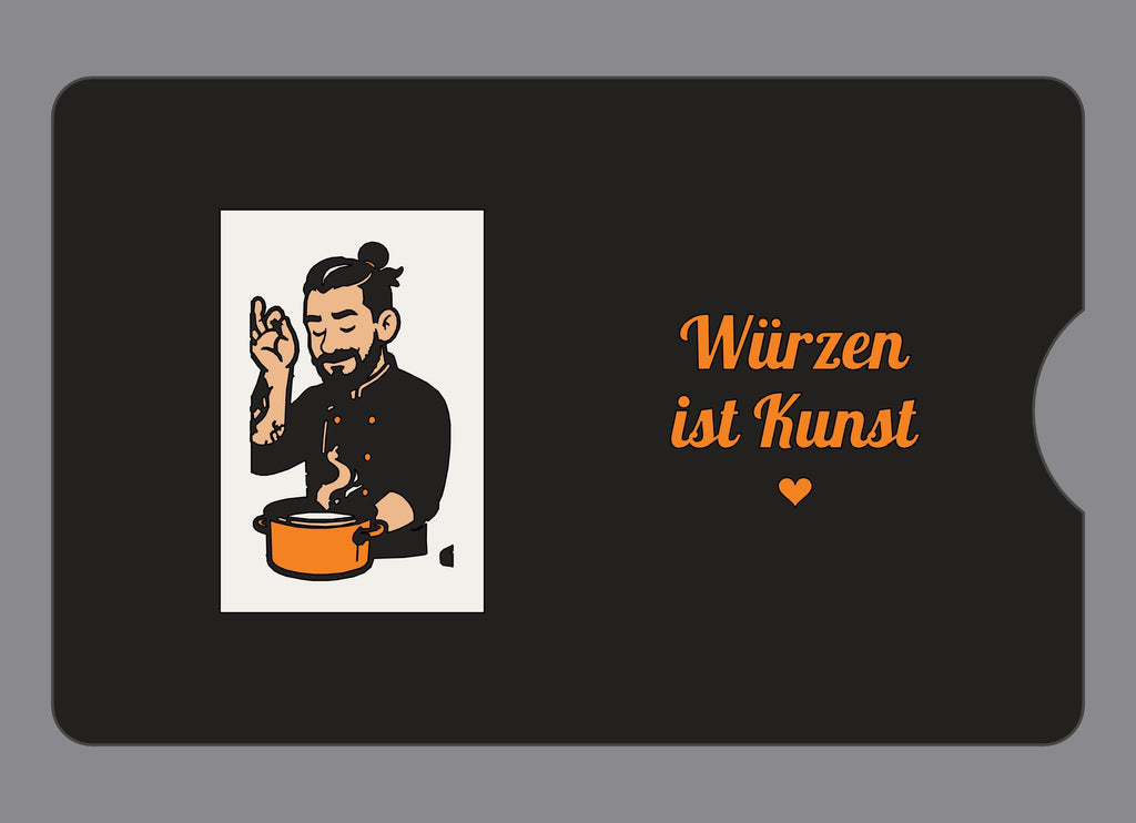 Display-Abdeckung passend für Thermomix TM6 – Würzen ist Kunst | mehrfarbig, Wunschfarbe möglich