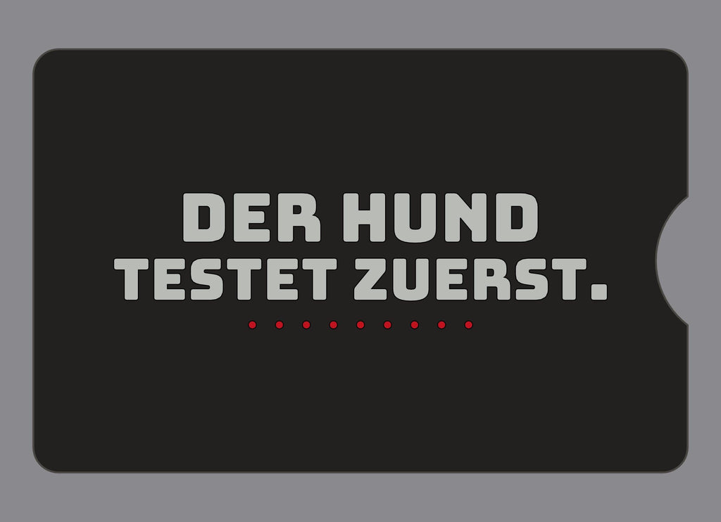Display-Abdeckung passend für Thermomix TM6 – Der Hund testet zuerst. | mehrfarbig, Wunschfarbe möglich