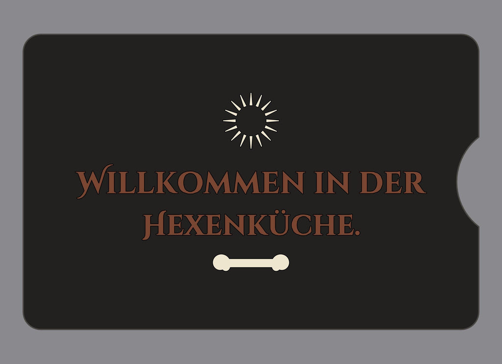 Display-Abdeckung passend für Thermomix TM6 – Willkommen in der Hexenküche. | mehrfarbig, Wunschfarbe möglich