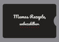 Display-Abdeckung passend für Thermomix TM6 – Mamas Rezepte, unbezahlbar. | mehrfarbig, Wunschfarbe möglich