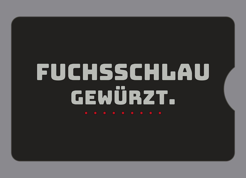 Display-Abdeckung passend für Thermomix TM6 – Fuchsschlau gewürzt. | mehrfarbig, Wunschfarbe möglich