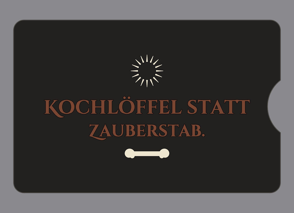 Display-Abdeckung passend für Thermomix TM6 – Kochlöffel statt Zauberstab. | mehrfarbig, Wunschfarbe möglich
