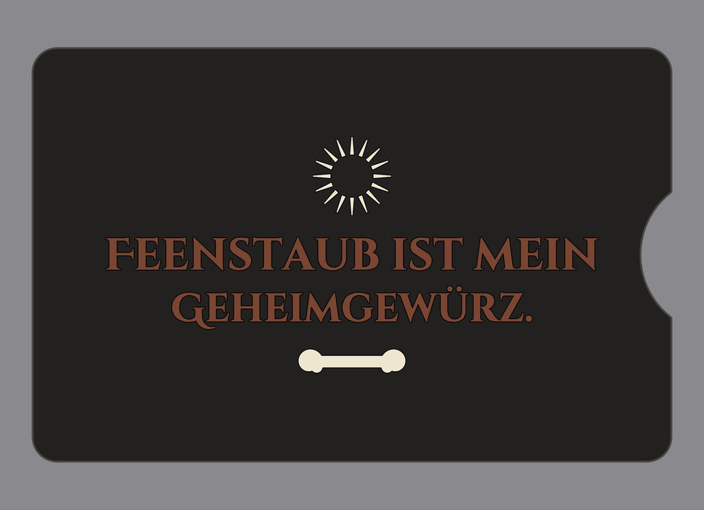 Display-Abdeckung passend für Thermomix TM6 – Feenstaub ist mein Geheimgewürz. | mehrfarbig, Wunschfarbe möglich