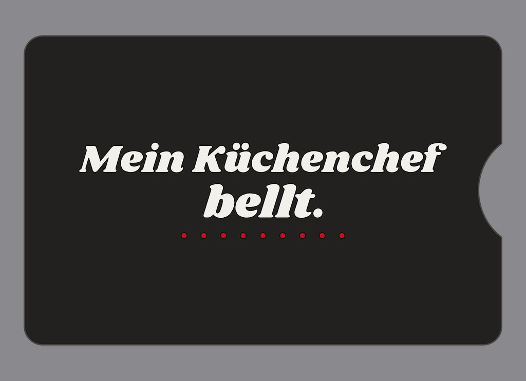 Display-Abdeckung passend für Thermomix TM6 – Mein Küchenchef bellt. | mehrfarbig, Wunschfarbe möglich