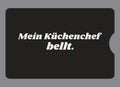 Display-Abdeckung passend für Thermomix TM6 – Mein Küchenchef bellt. | mehrfarbig, Wunschfarbe möglich