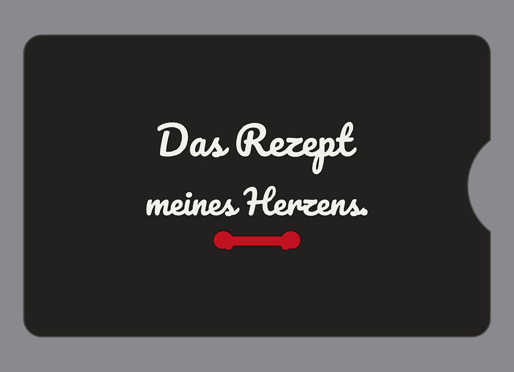 Display-Abdeckung passend für Thermomix TM6 – Das Rezept meines Herzens. | mehrfarbig, Wunschfarbe möglich