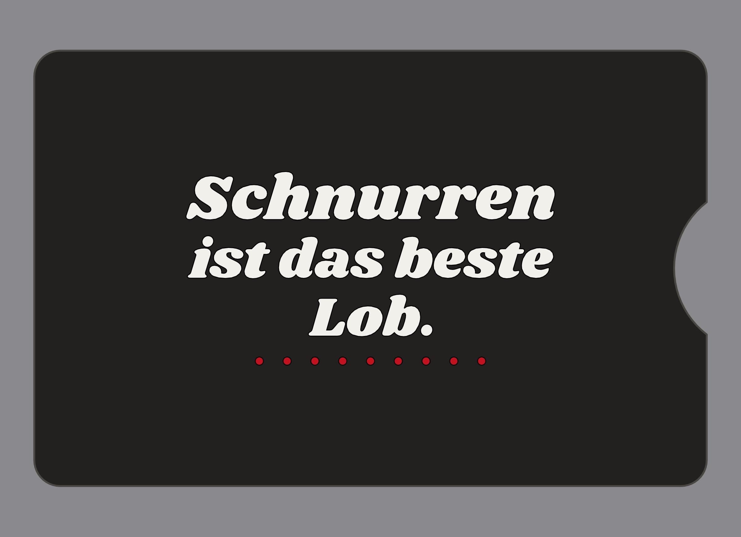Display-Abdeckung passend für Thermomix TM6 – Schnurren ist das beste Lob. | mehrfarbig, Wunschfarbe möglich