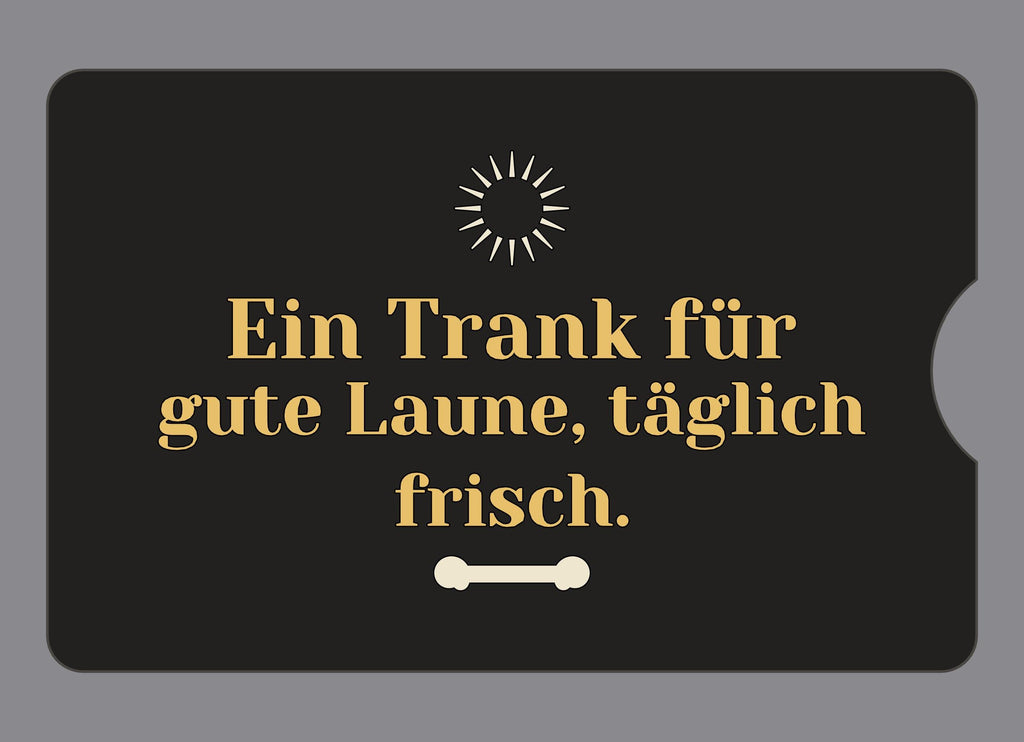 Display-Abdeckung passend für Thermomix TM6 – Ein Trank für gute Laune, täglich frisch. | mehrfarbig, Wunschfarbe möglich