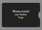 Display-Abdeckung passend für Thermomix TM6 – Mama macht aus Resten Feste. | mehrfarbig, Wunschfarbe möglich