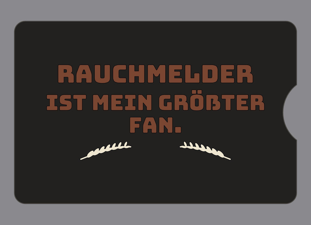 Display-Abdeckung passend für Thermomix TM6 – Rauchmelder ist mein größter Fan. | mehrfarbig, Wunschfarbe möglich