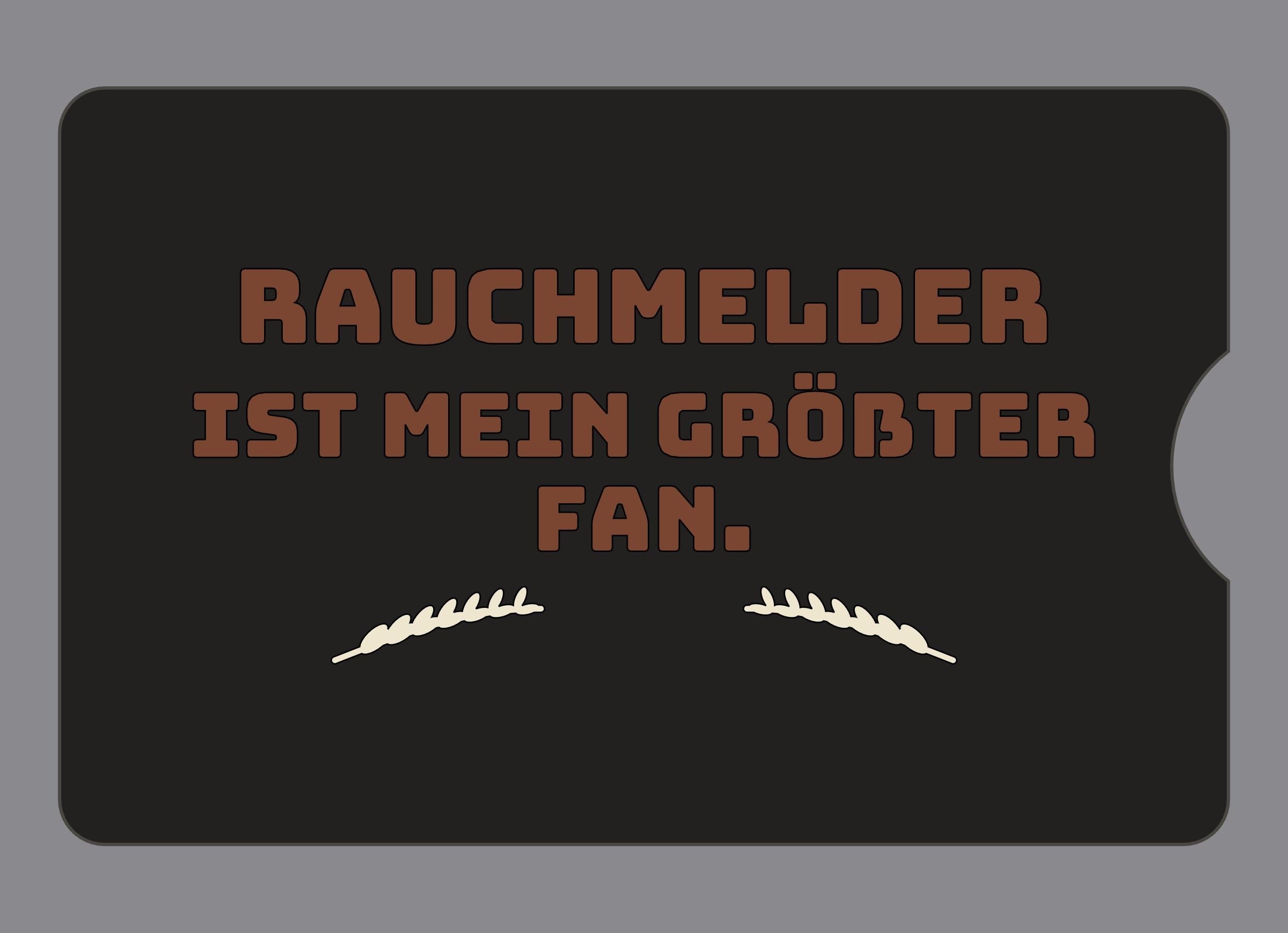 Display-Abdeckung passend für Thermomix TM6 – Rauchmelder ist mein größter Fan. | mehrfarbig, Wunschfarbe möglich