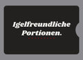 Display-Abdeckung passend für Thermomix TM6 – Igelfreundliche Portionen. | mehrfarbig, Wunschfarbe möglich