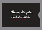 Display-Abdeckung passend für Thermomix TM6 – Mama, die gute Seele der Küche. | mehrfarbig, Wunschfarbe möglich