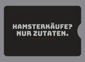 Display-Abdeckung passend für Thermomix TM6 – Hamsterkäufe? Nur Zutaten. | mehrfarbig, Wunschfarbe möglich