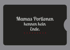 Display-Abdeckung passend für Thermomix TM6 – Mamas Portionen kennen kein Ende. | mehrfarbig, Wunschfarbe möglich