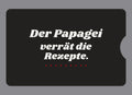 Display-Abdeckung passend für Thermomix TM6 – Der Papagei verrät die Rezepte. | mehrfarbig, Wunschfarbe möglich