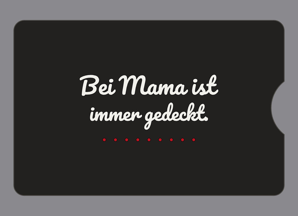 Display-Abdeckung passend für Thermomix TM6 – Bei Mama ist immer gedeckt. | mehrfarbig, Wunschfarbe möglich