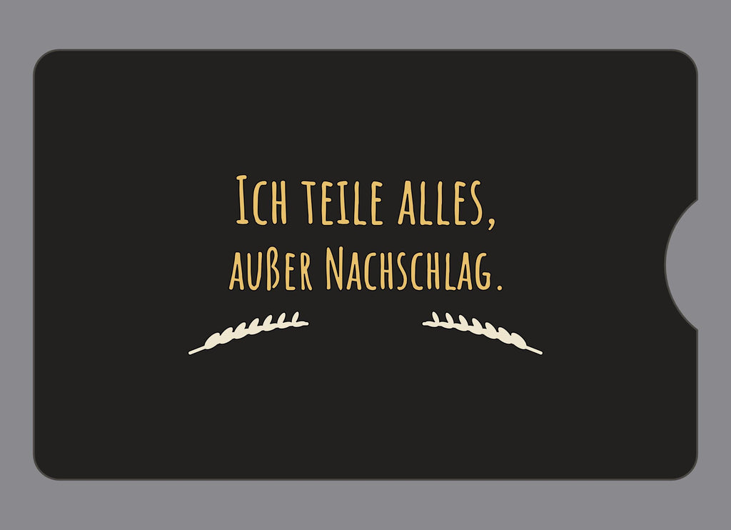 Display-Abdeckung passend für Thermomix TM6 – Ich teile alles, außer Nachschlag. | mehrfarbig, Wunschfarbe möglich