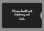 Display-Abdeckung passend für Thermomix TM6 – Mama kocht mit Erfahrung und Liebe. | mehrfarbig, Wunschfarbe möglich
