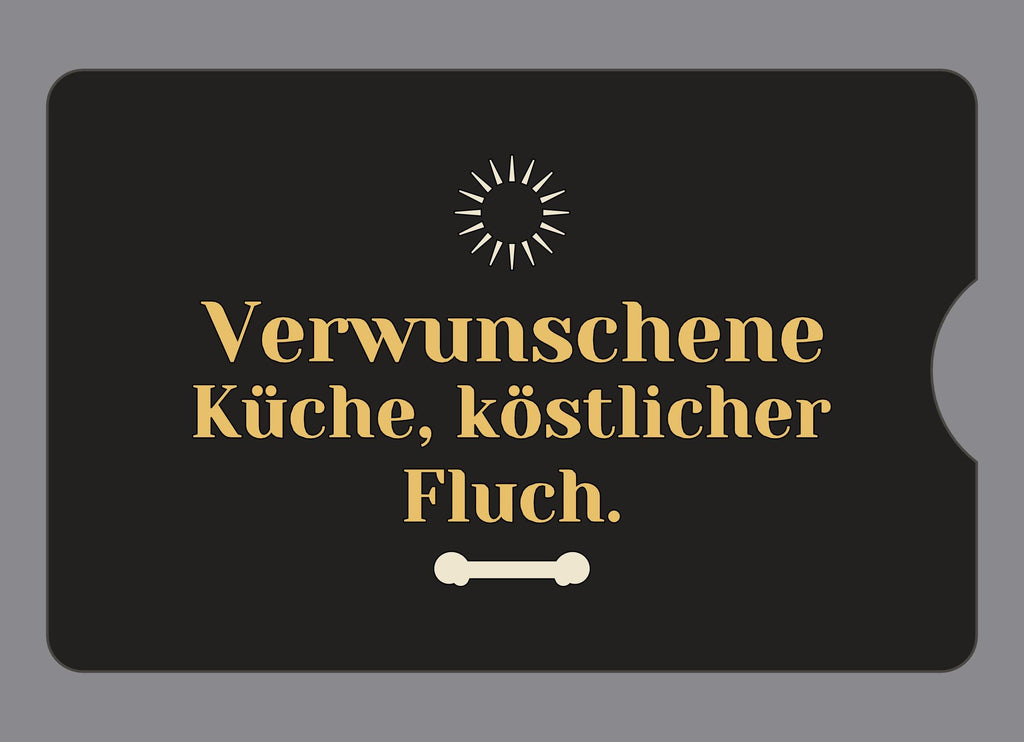 Display-Abdeckung passend für Thermomix TM6 – Verwunschene Küche, köstlicher Fluch. | mehrfarbig, Wunschfarbe möglich