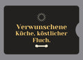 Display-Abdeckung passend für Thermomix TM6 – Verwunschene Küche, köstlicher Fluch. | mehrfarbig, Wunschfarbe möglich