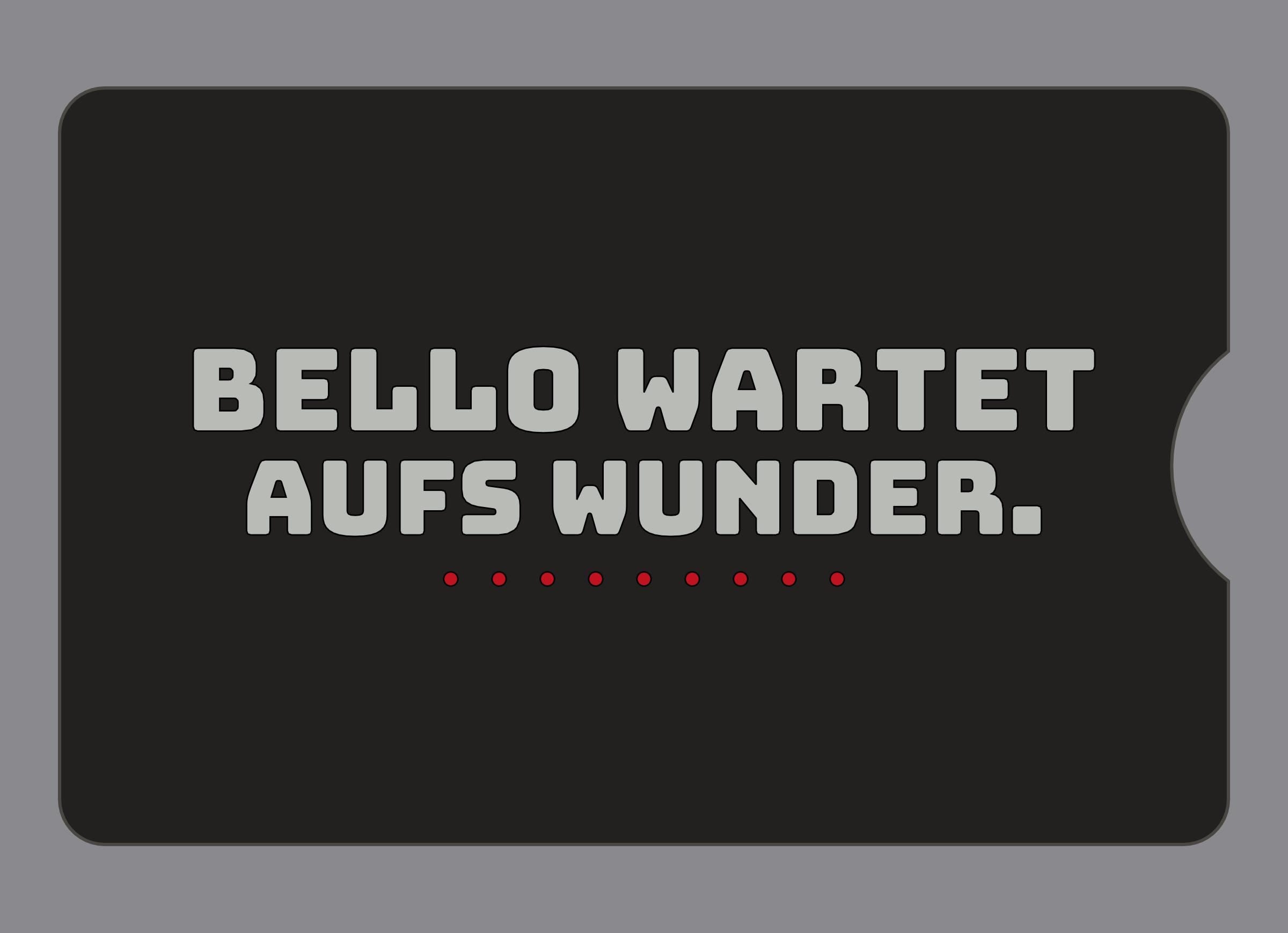 Display-Abdeckung passend für Thermomix TM6 – Bello wartet aufs Wunder. | mehrfarbig, Wunschfarbe möglich